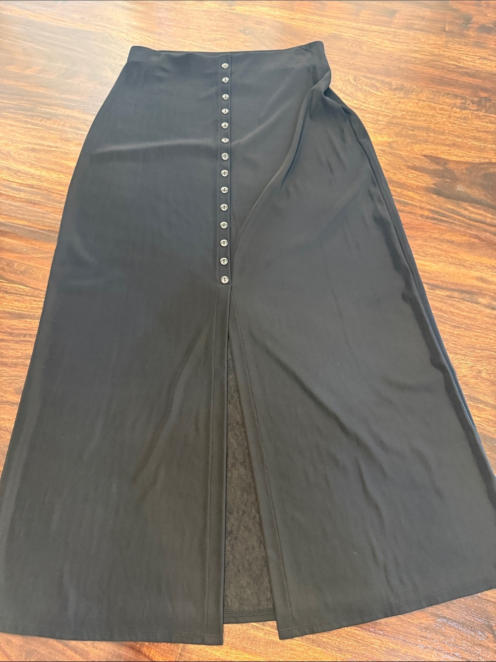 E.ZTown Black Maxi Skirt Large